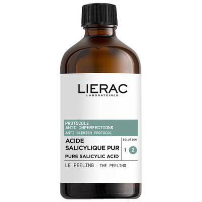 Лосьйон-пілінг Lierac Protocole Pure Salicylic Acid The Peeling із саліциловою кислотою проти недоліків шкіри, 100 мл