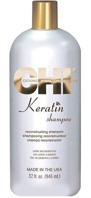 Шампунь CHI Keratin для волосся відновлюючий з кератином, 946 мл