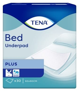 Пелюшки Tena Bed Plus одноразові поглинаючі 60 x 90 см, 30 шт