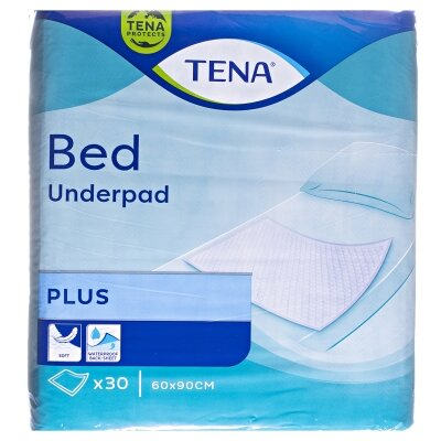 Пелюшки Tena Bed Plus одноразові поглинаючі 60 x 90 см, 30 шт