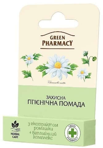 Гігієнічна помада Green Pharmacy Захисна з екстрактом ромашки, 3,6 г