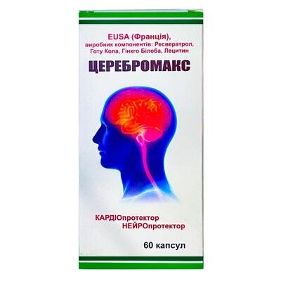 Церебромакс Фітофармакологія капсули № 60