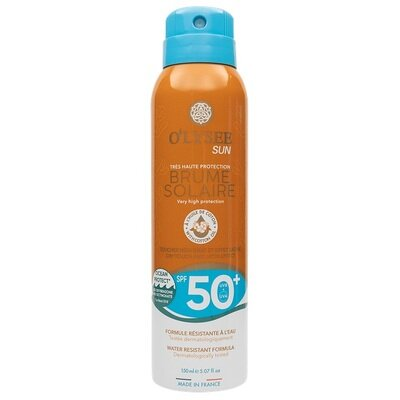 Спрей сонцезахисний O'lysee з дуже високим ступенем захисту SPF 50+, 150 мл