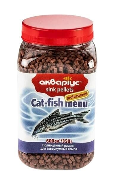 Корм сухий Акваріус Сat-fish Menu для сомиків, 350 г