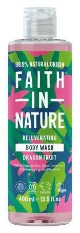 Гель для душу Faith In Nature натуральний з фруктом дракона, 400 мл