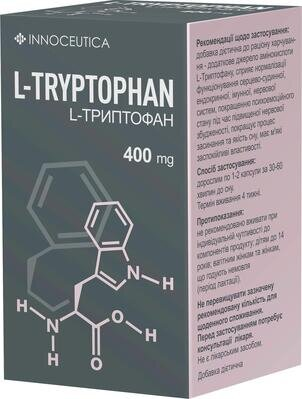 L-Триптофан Innoceuticа капсули по 402 мг №60