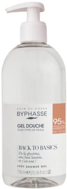 Гель для душу Byphasse Back to Basics для всіх типів шкіри, 750 мл