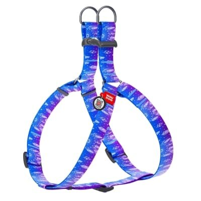 Шлея для собак Collar WAUDOG Nylon Ловець снів, з QR паспортом ширина 20 мм, довжина 50-80 см