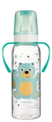 Пляшечка Canpol Babies 11/845 Кольорова ферма з малюнком і ручкою BPA Free, 250 мл