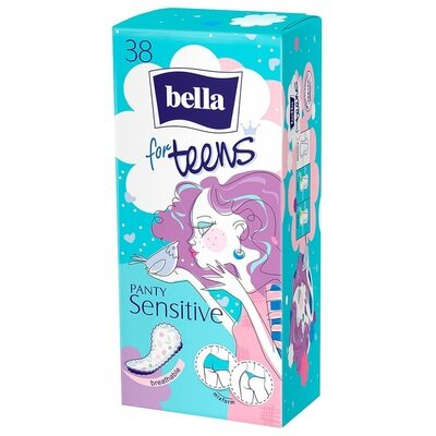 Прокладки гігієнічні щоденні Bella Panty for Teens Sensitive, 38 шт