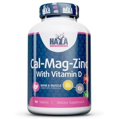 Кальцій, Магній та Цинк Haya Labs Calcium Magnesium & Zinc With Vitamin D, 90 таблеток