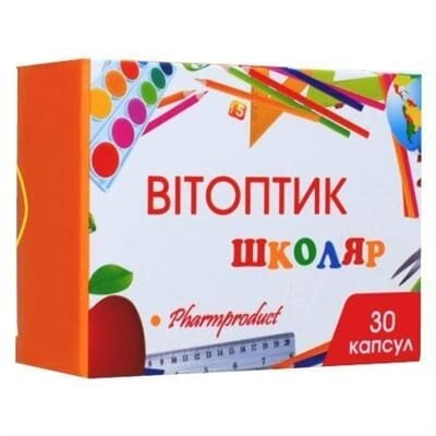 Вітоптик Школяр капсули по 450 мг №30