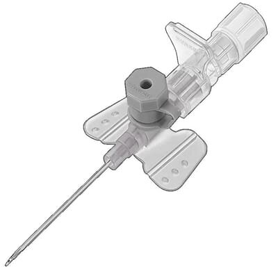 Канюля внутрішньовенна B.Braun Vasofix Braunule 16G x 2 "196 мл/хв, (1,7 x 50 мм) сіра, 1 штука