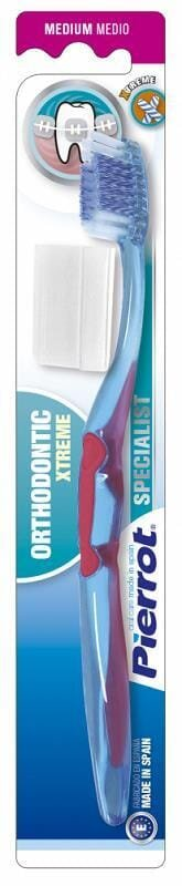 Зубна щітка Pierrot Orthodontic Xtreme ортодонтична середньої жорсткості Ref.14, 1 шт