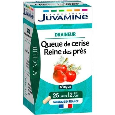 Дієтична добавка Juvamine Дренаж Таволга + хвостик вишні капсули №50