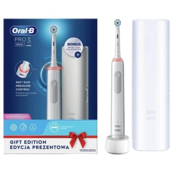 Електрична зубна щітка Oral-B Pro 3 3500 + футляр