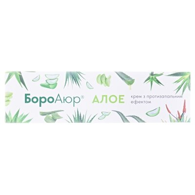 БороАюр алое крем комплексний догляд за 25 г + 10 г в тубі