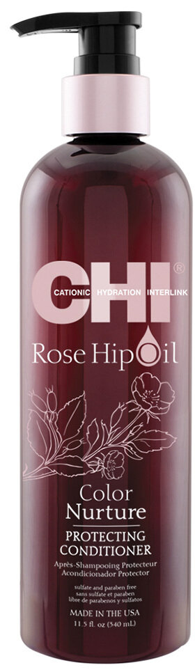 Кондиціонер CHI Rose Hip Protecting Conditioner для волосся захисний з маслом шипшини, 340 мл