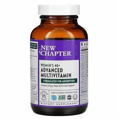 Мультивітаміни для жінок 40+ New Chapter Woman's Advanced 40+ Multivitamin, 96 таблеток
