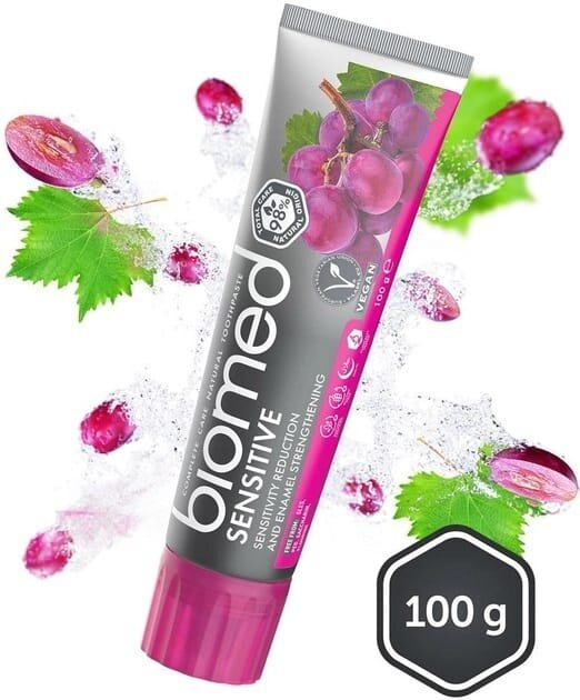 Зубна паста Biomed Sensitive зниження чутливості, зміцнення емалі, 100 г