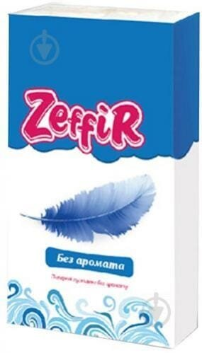 Хусточки паперові Zeffir без запаху, 10 шт х 1 уп