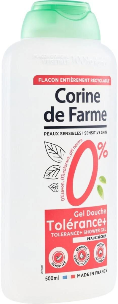 Гель для душу Corine de Farme Pure 0% для сухої шкіри, 500 мл