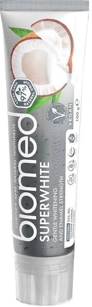 Зубна паста Biomed Superwhite дбайливе відбілювання та захист емалі, 100 г