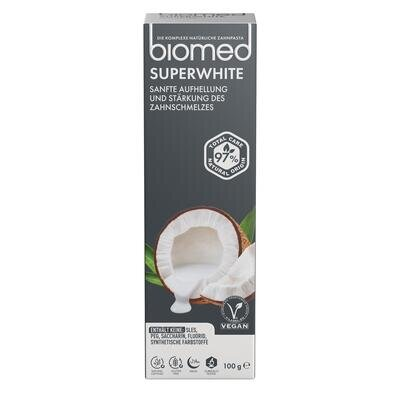 Зубна паста Biomed Superwhite дбайливе відбілювання та захист емалі, 100 г