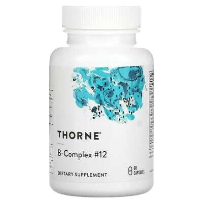 Вітаміни В-Комплекс №12 Thorne Research B-Complex 12 капсули №60