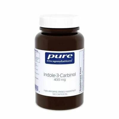 Індол-3-карбінол Pure Encapsulations Indole-3-Carbinol 400 мг, 120 капсул