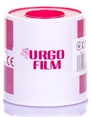 Пластир медичний Urgofilm на полімерній основі прозорий 5 м х 5 см, 1 штука