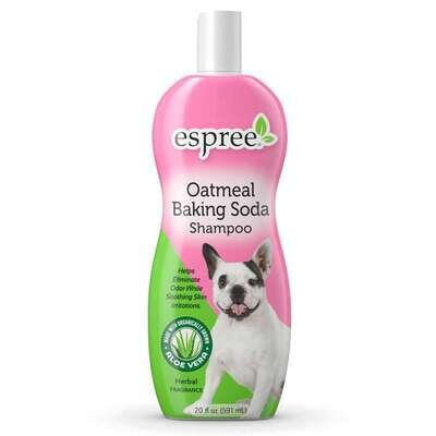 Шампунь Espree Oatmeal Baking Soda з протеїнами вівса і харчової соди для дорослих собак і цуценят, 591 мл
