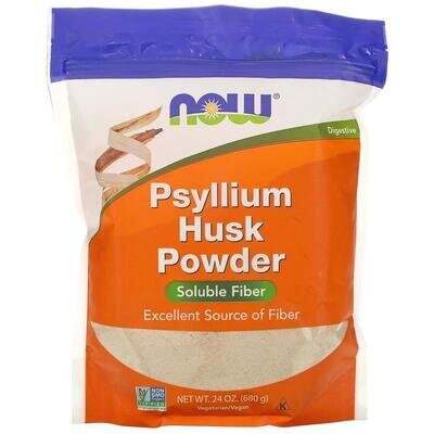 Псилліум (лушпиння насіння подорожника) NOW Psyllium Husk, 680 г
