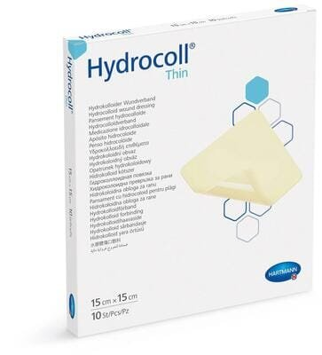 Пов'язка гідроколоїдна Hydrocoll Thin 15 см х 15 см, 1 штука