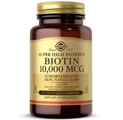 Біотин Solgar Biotin 10000 мкг вег. капсули №60