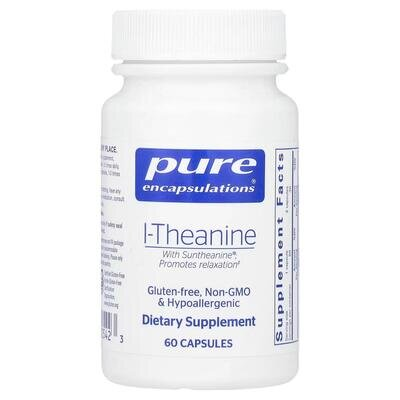 L-Теанін Pure Encapsulations L-Theanine, 60 капсул