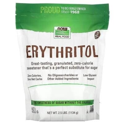 Еритритол NOW Real Food Erythritol, 1134 г