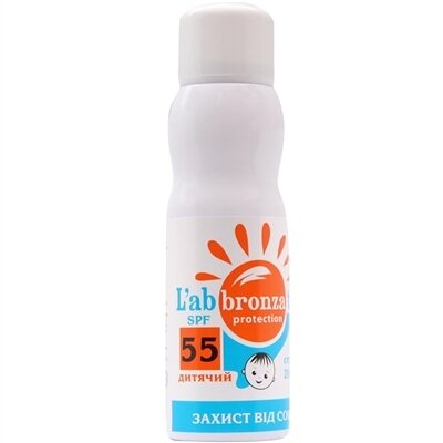 Спрей L'abbronzato Краса і Здоров'я дитячий захист від сонця SPF-55, емульсія, 200 мл