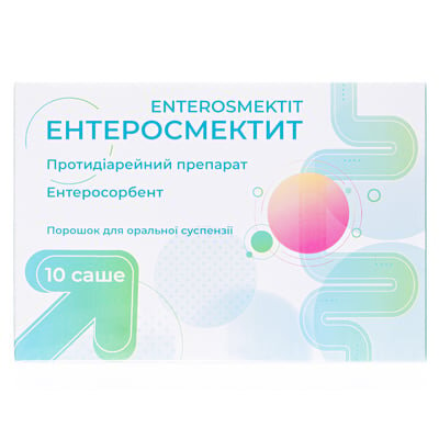 Ентеросмектит порошок д/ор. сусп. 3 г по 3.76 г №10 у саше