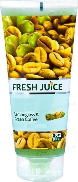 Пілінг для тіла Fresh Juice Lemongrass & Green Coffee, 200 мл