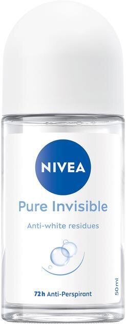 Дезодорант-антиперспірант кульковий Nivea Pue Invisible Невидимий захист 72h (88670), 50 мл