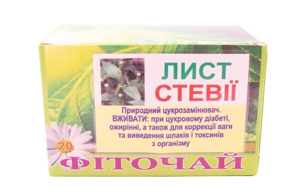 Фіточай Союз Афган Листя стевії по 1,5 № 20 у філ.-пак.