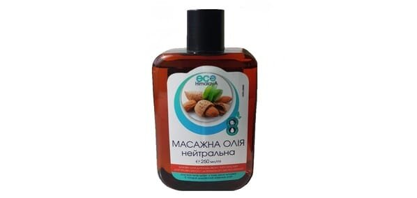 Олія масажна Eco Himalaya нейтральна, 250 мл