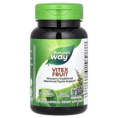 Авраамове дерево Nature's Way Vitex (Fruit) 400 мг, 100 капсул