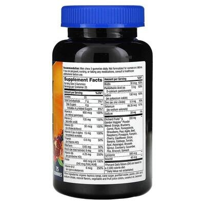 Мультивітаміни для чоловіків Nature's Way Alive! Men’s Premium, 75 жувальних таблеток