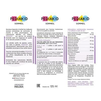 Педіакід PEDIAKID Sommeil сироп для гармонізації сну, 125 мл