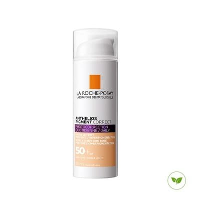 Засіб сонцезахисний La Roche-Posay Anthelios Pigment Correct для шкіри обличчя, схильної до гіперпігментації SPF50+ з тонуючим ефектом, 50 мл