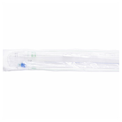 Катетер урологічний Medicare Silicone Foley Catheter 2-Way тип Фолея силіконовий 24 Fr, синій, 2-ходовий, 1 штука