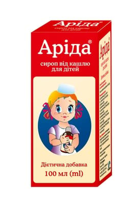 Аріда сироп по 100 мл у флак.