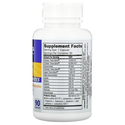 Ферменти і пробіотики Enzymedica Digest + Probiotics, 90 капсул